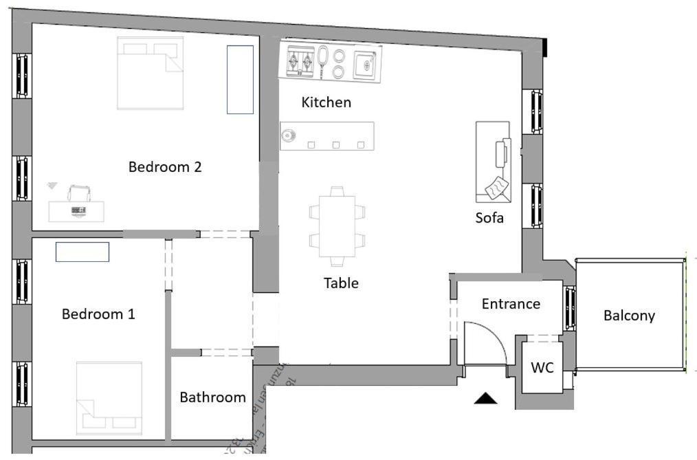 Helle 4 Zimmer Familien-Wohnung Mit Balkon! Schloss Schonbrunn In Gehdistanz Wien Eksteriør bilde
